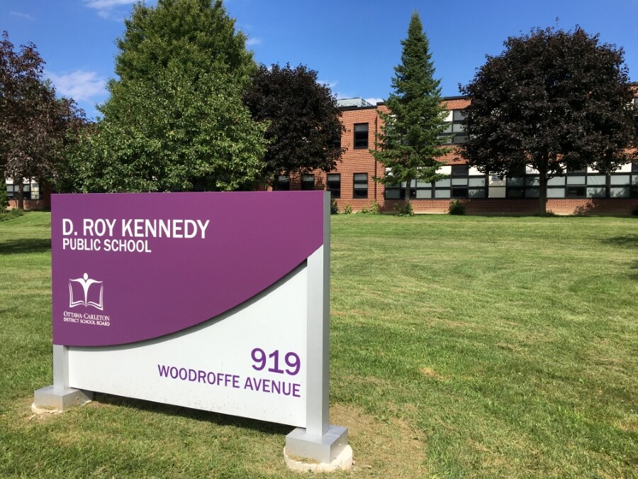 Picture of the front of D. Roy Kennedy School